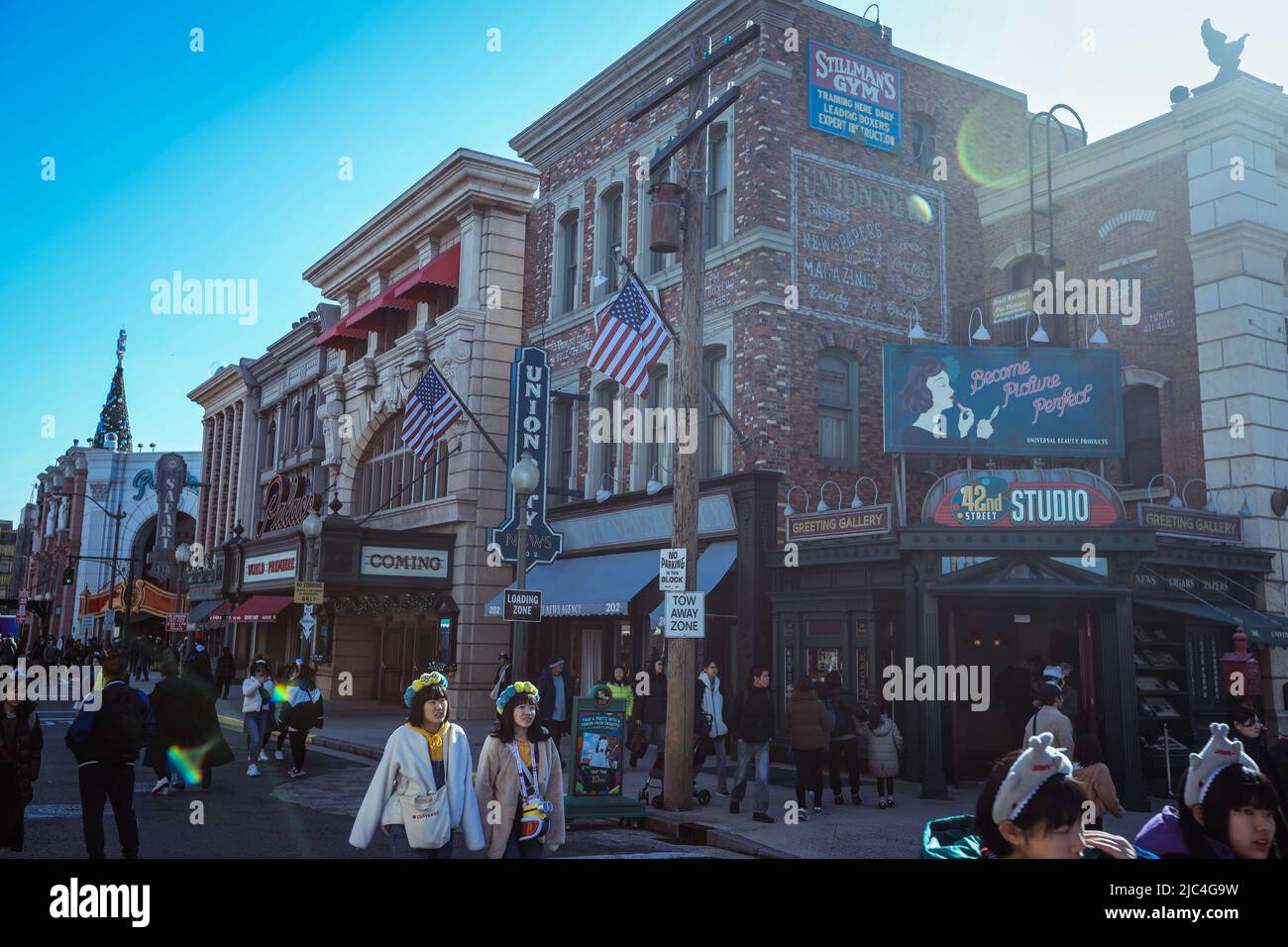 Retro Style Wild West World in the Universal Studio Japan