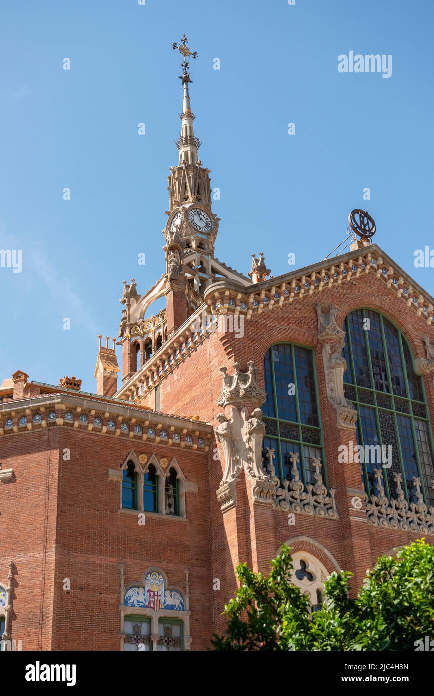 The Hospital de Sant Pau in Barcelona, Spain Stock Photo