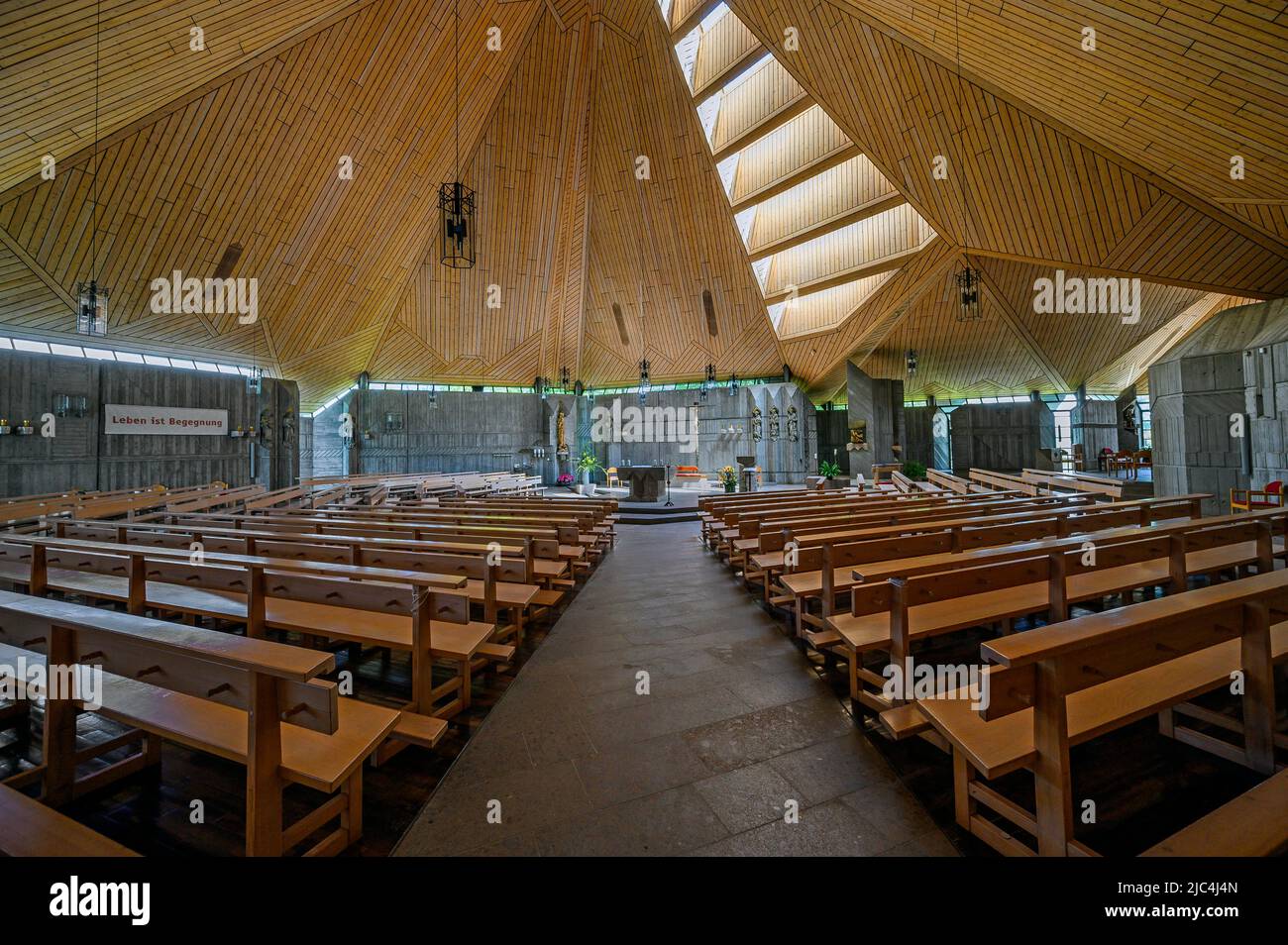 St. Hedwig, Roman Catholic parish church in the Thingers district, Kempten, Allgaeu, Bavaria