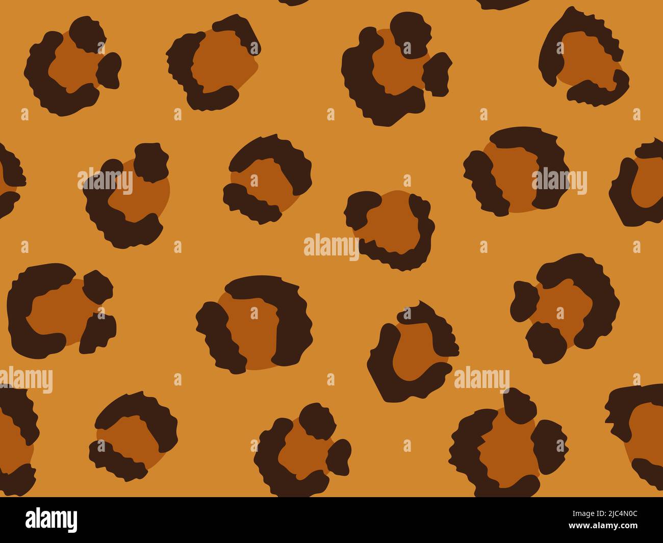 leopard skin on an isolated white background Stock Vector Image & Art ...