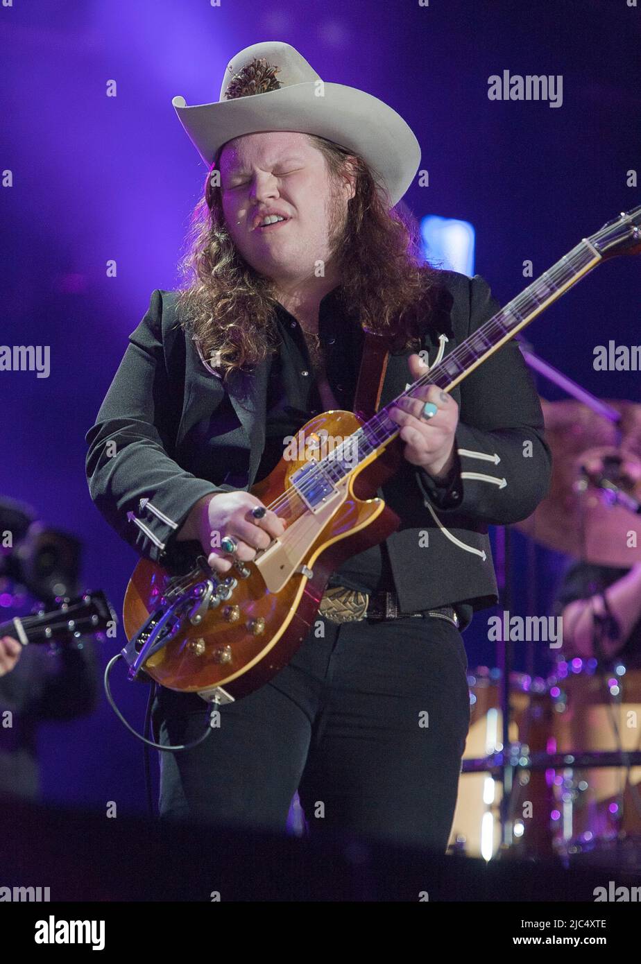 June 9, 2022 Nashville, Tennessee; USA Musician MARCUS KING performs with ZAC BROWN of the