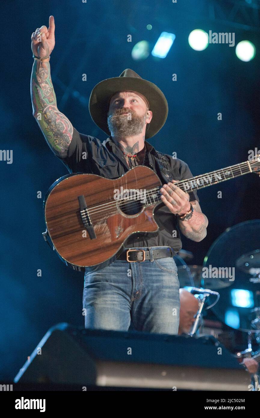 June 9, 2022 Nashville, Tennessee; USA Musician ZAC BROWN of the Zac Brown Band performs