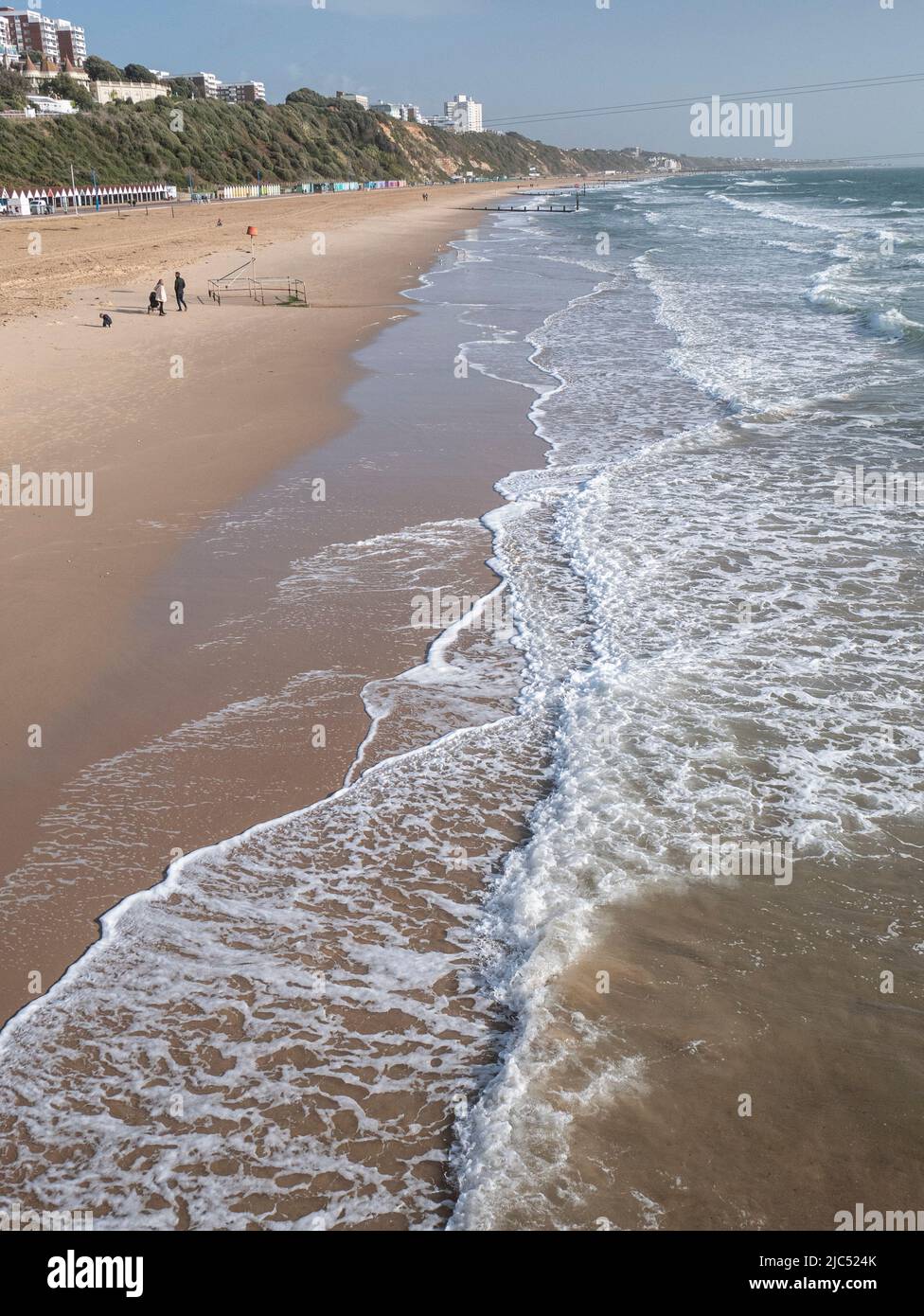 Gentle waves on sandy beach hi-res stock photography and images - Alamy