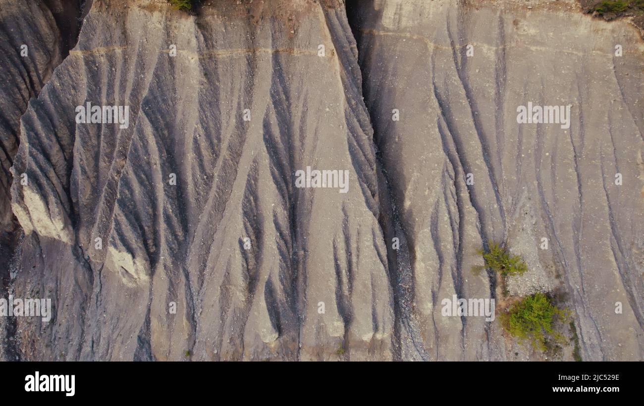 Natural mountain habitat. Gray mountain corrosion. No people. . High quality photo Stock Photo