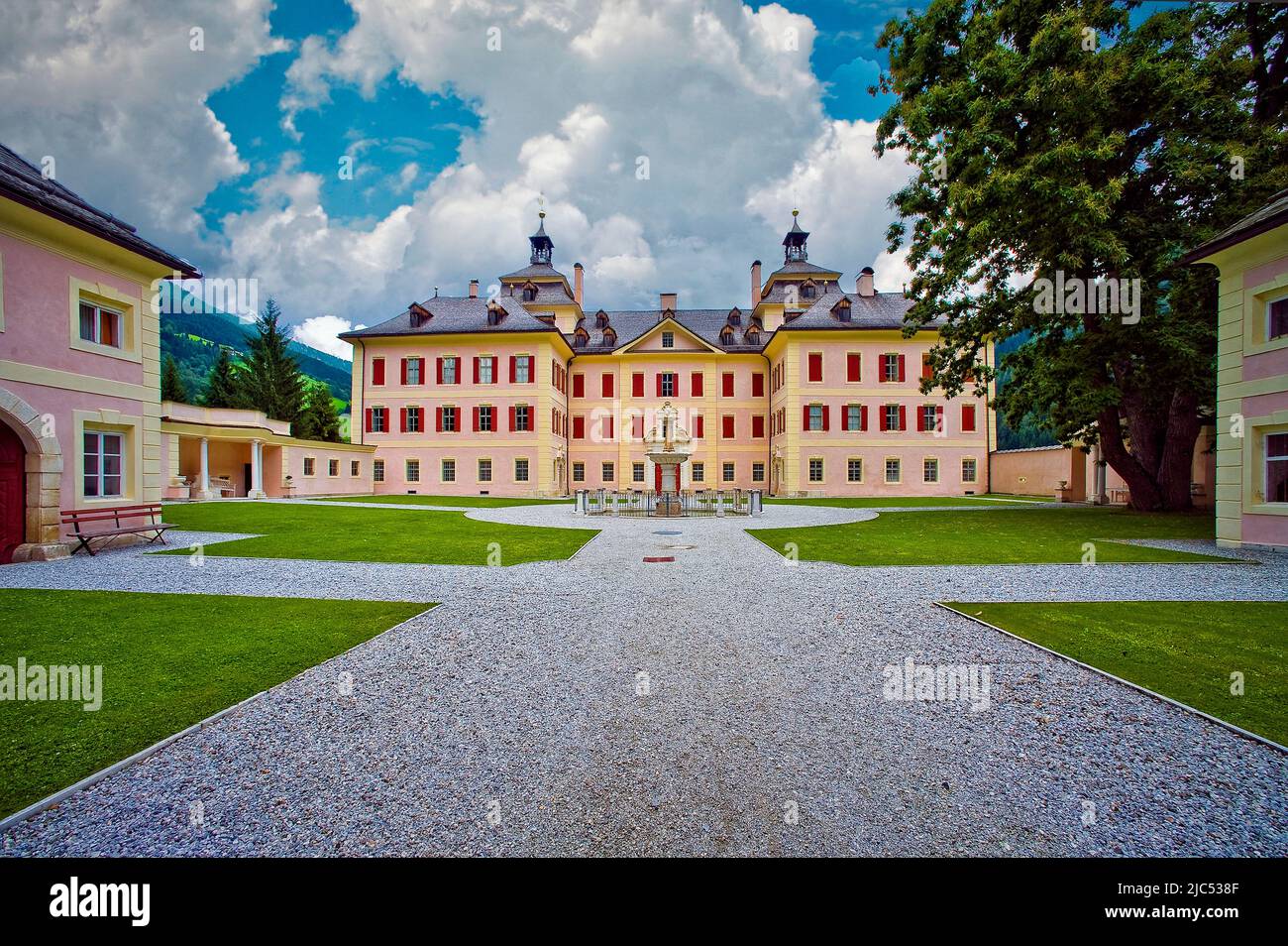 Italy South Tyrol Val Ridanna  Mareta Wolfsthurn castle Stock Photo