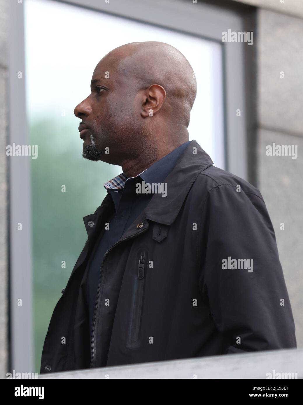 Driver Alfred Dorris arrives at Croydon Magistrates Court for the first court hearing in the Croydon tram crash prosecution. Picture date: Friday June 10, 2022. Stock Photo