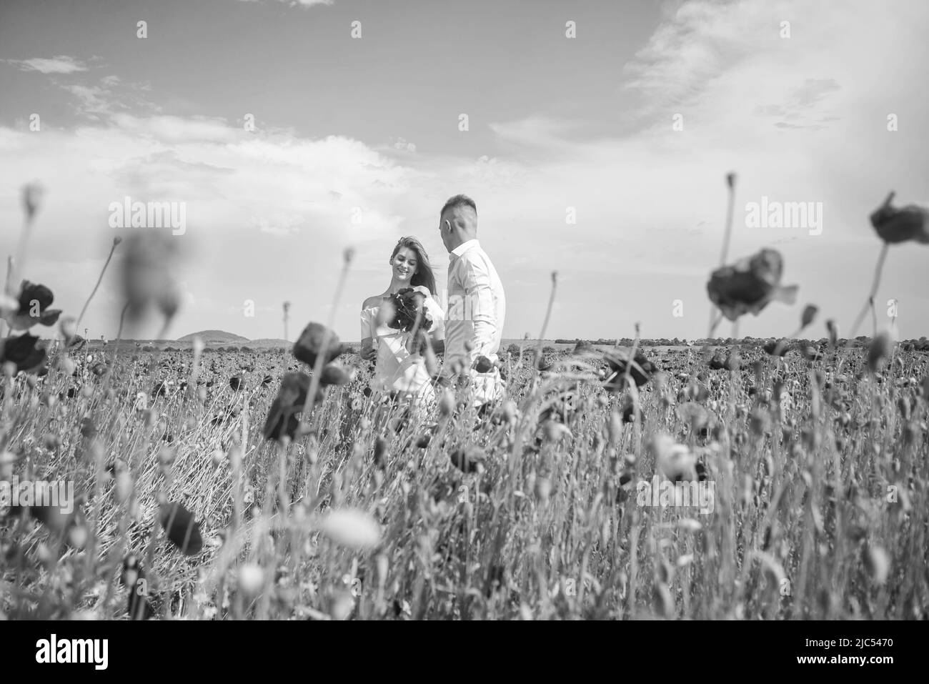Never Let Me Go Happy Family Among Red Flowers Spring Nature Beauty Love And Romance Romantic Relationship Beautiful Couple In Love Man And Stock Photo Alamy