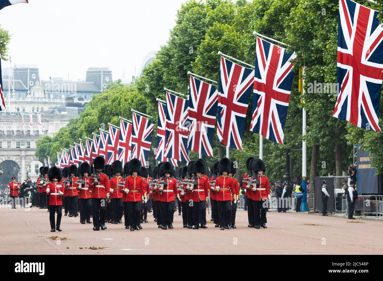 5th June 2022 Grenadier Guards band parade at Queen Elizabeth's