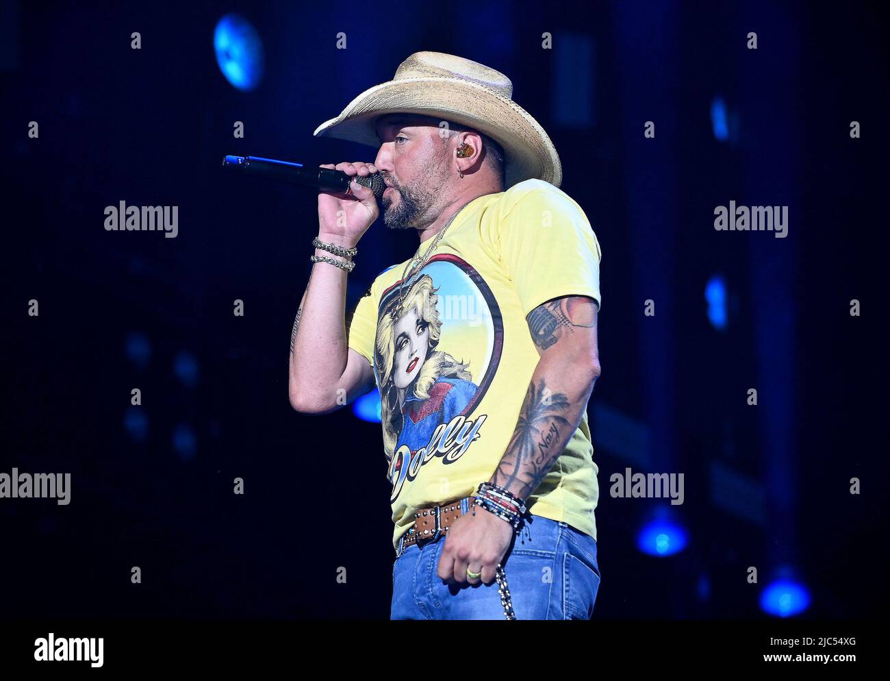 09 June 2022 Nashville, Tennessee Jason Aldean. 2022 CMA Fest