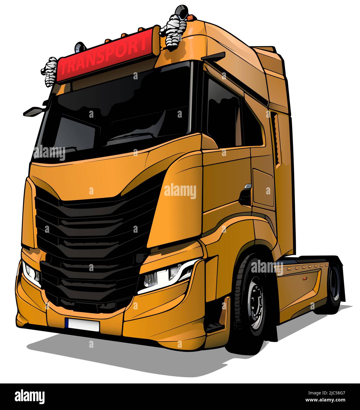 Iveco truck Stock Vector Images - Alamy