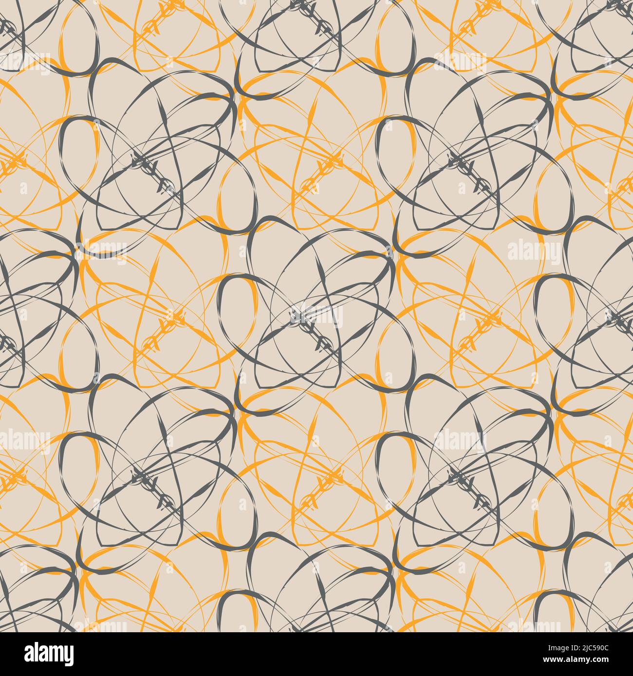 Abstract wild meadow flower weave texture seamless vector pattern ...