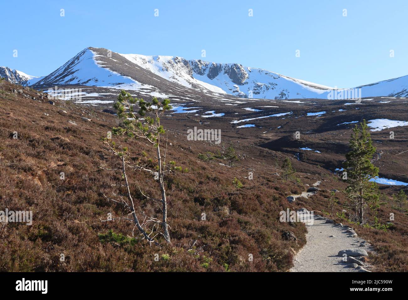 Cairngorms mountains Stock Photo