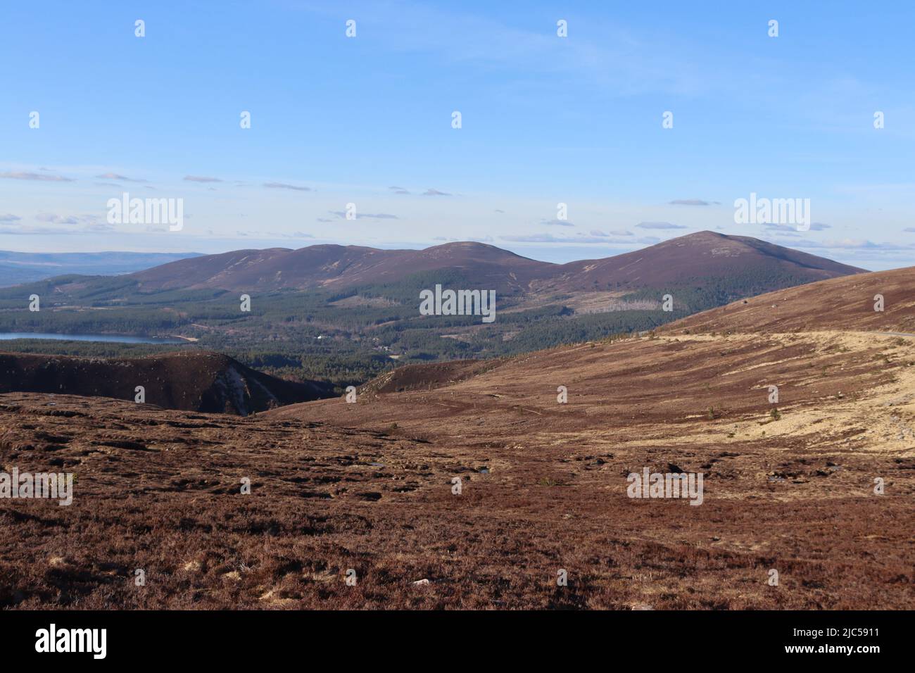 Cairngorms mountains Stock Photo