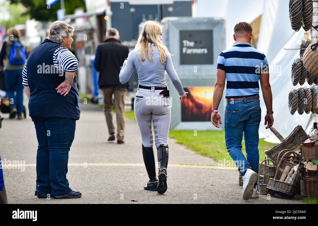 Brighton, UK. 10th June, 2022. Crowds enjoy the sunshine at this years South of England Show held at the Ardingly Showground in Sussex UK . The show celebrates the best in British agriculture over three days : Credit Simon Dack/Alamy Live News Stock Photo