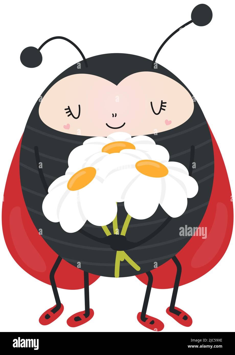 2 Ladybug svg design, cute animal svg, cute svg, kawaii svg