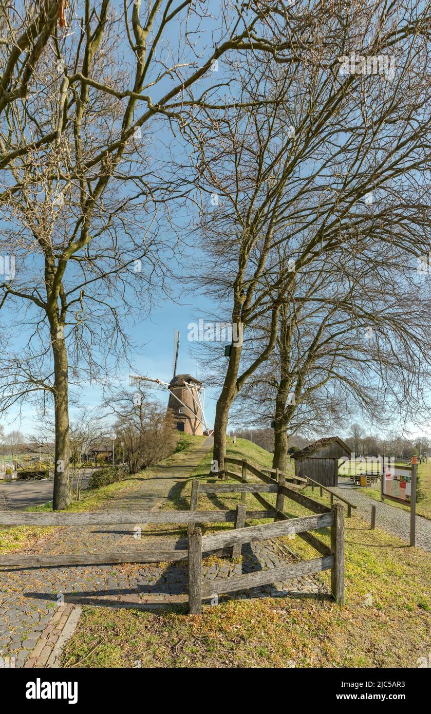 Windmill called De Grobbemolen *** Local Caption *** Netherlands ...