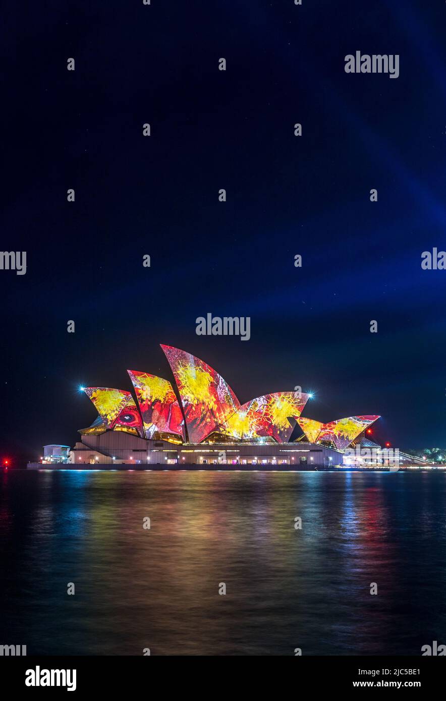 Sydney Opera House - Vivid Sydney 2022 Stock Photo
