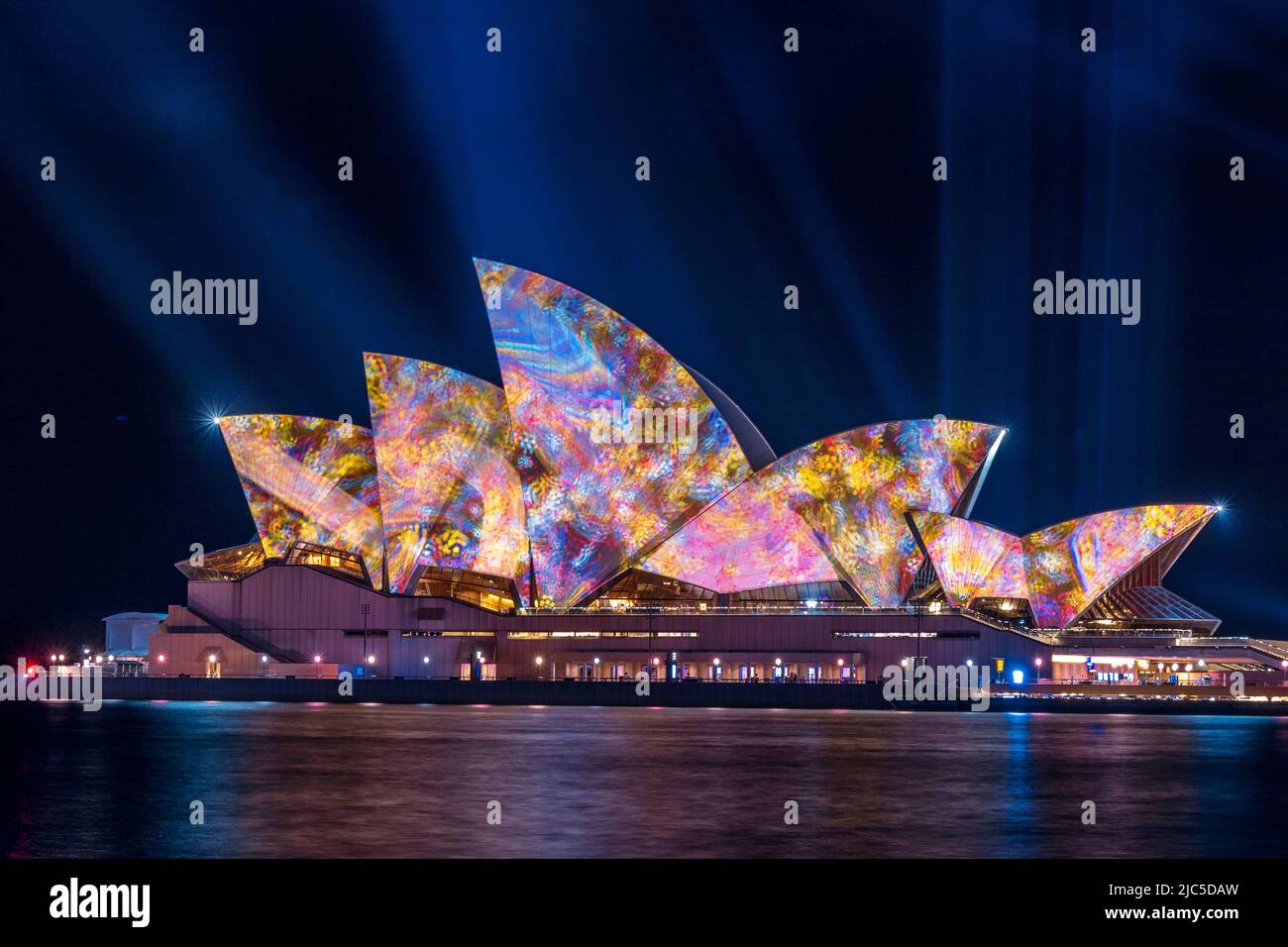 Sydney Opera House - Vivid Sydney 2022 Stock Photo