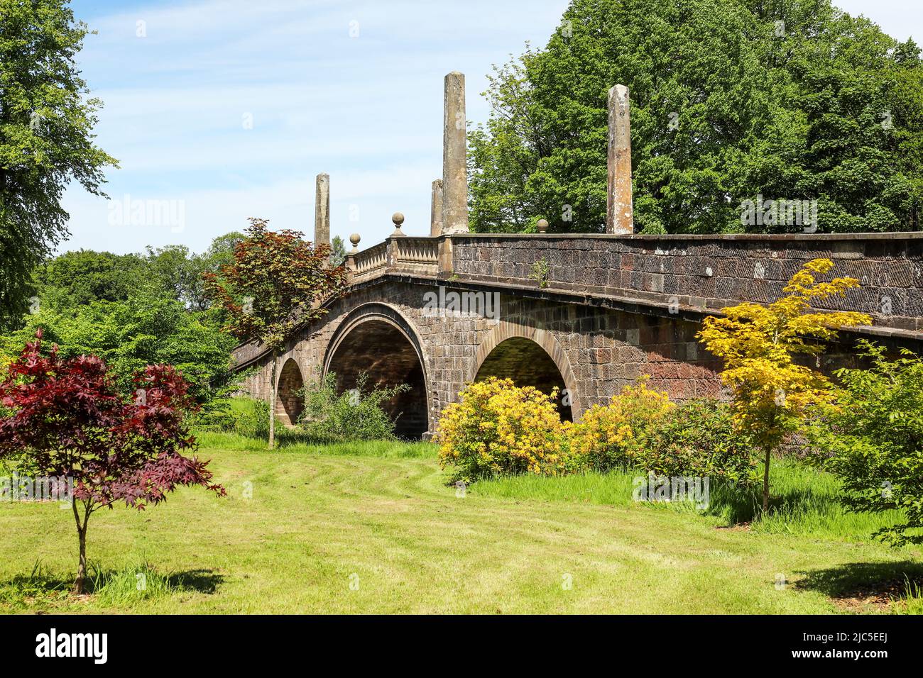 Dumfries house the avenue bridge hires stock photography and images