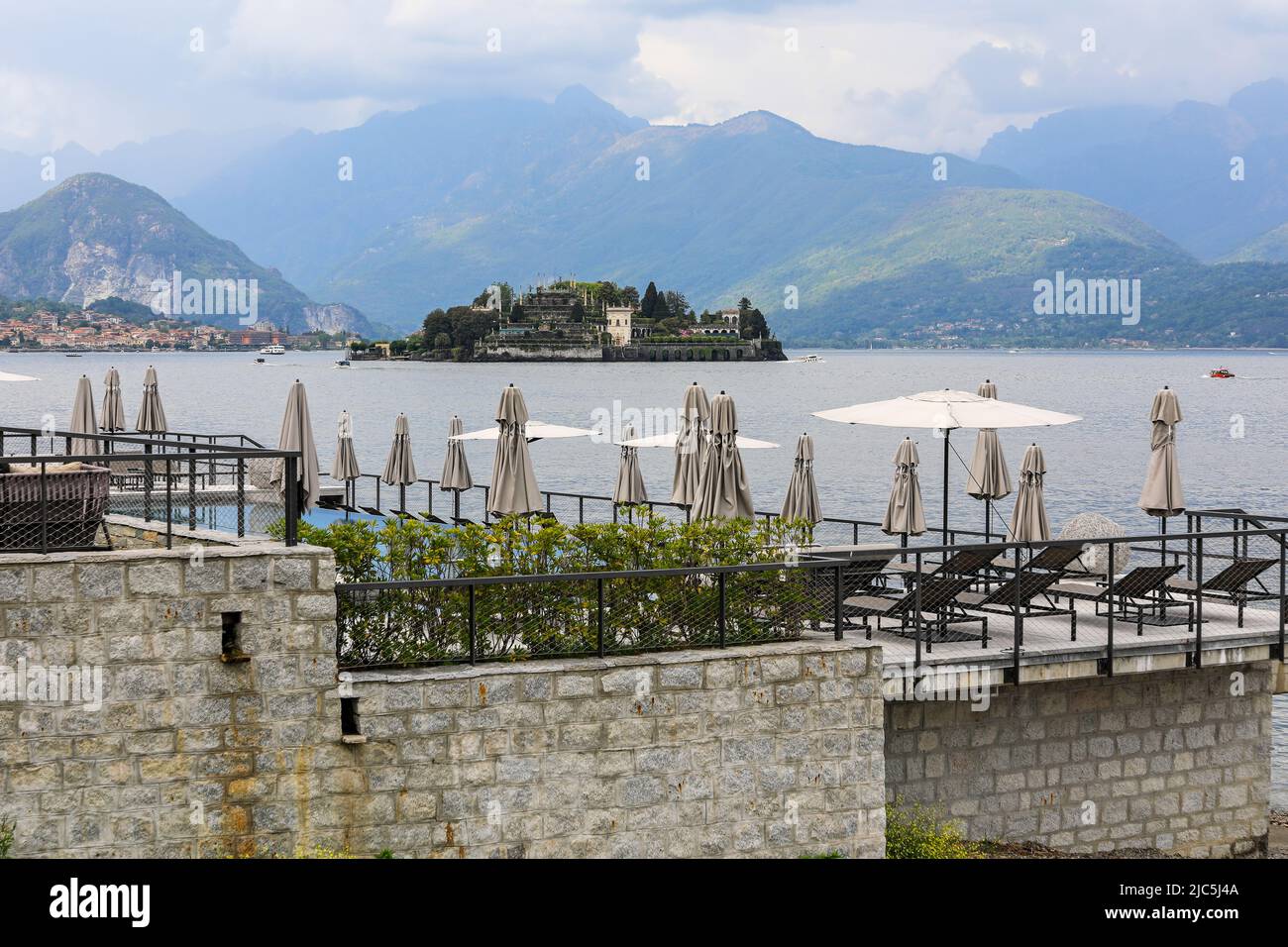 Isola Bella, one of the Borromean Islands, Stresa, Lake Maggiore, Italy Stock Photo