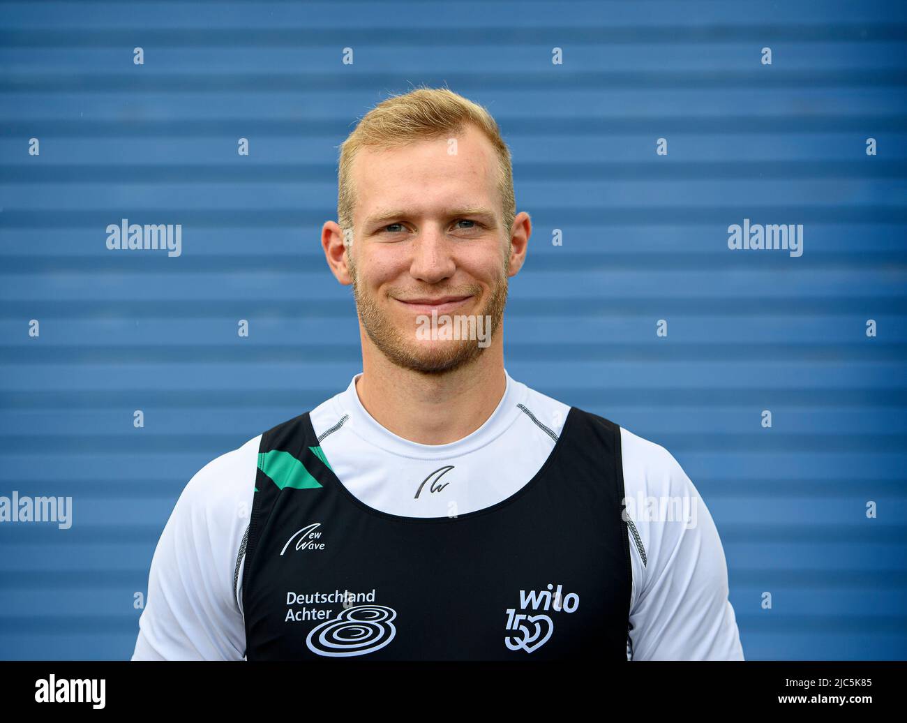 Mattes SCHOENHERR (SchÃ¶nherr) rowing, presentation Germany eighth, on June 9th, 2022 in Dortmund/ Germany. Â Credit: dpa picture alliance/Alamy Live News Stock Photo