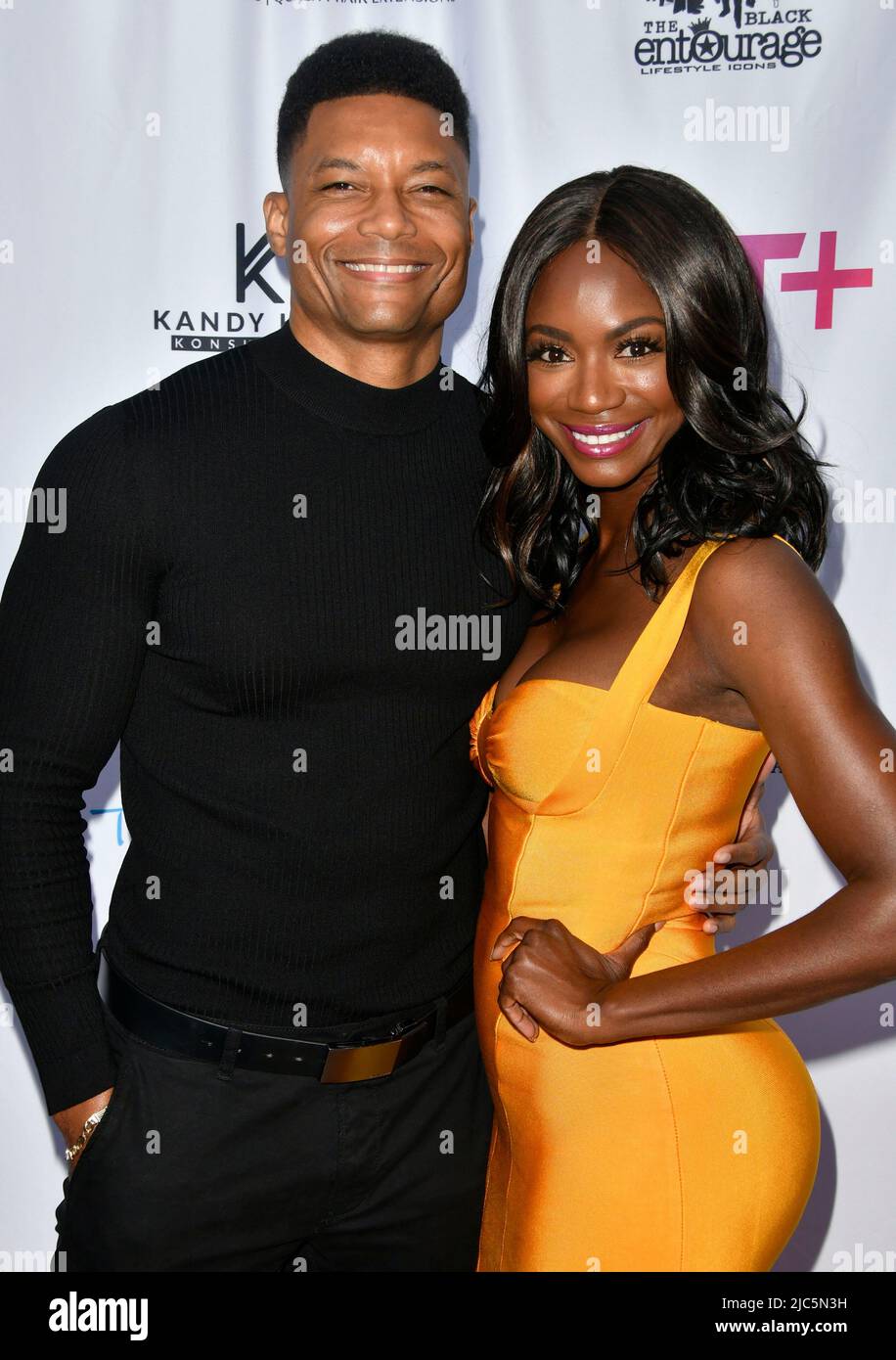 LOS ANGELES, CA - JUNE 9: Ryan Easter, Taja V. Simpson attend the