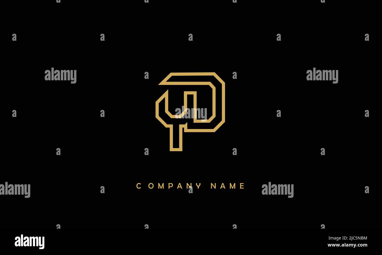 YD, DY Alphabets Letters Logo Monogram Stock Vector