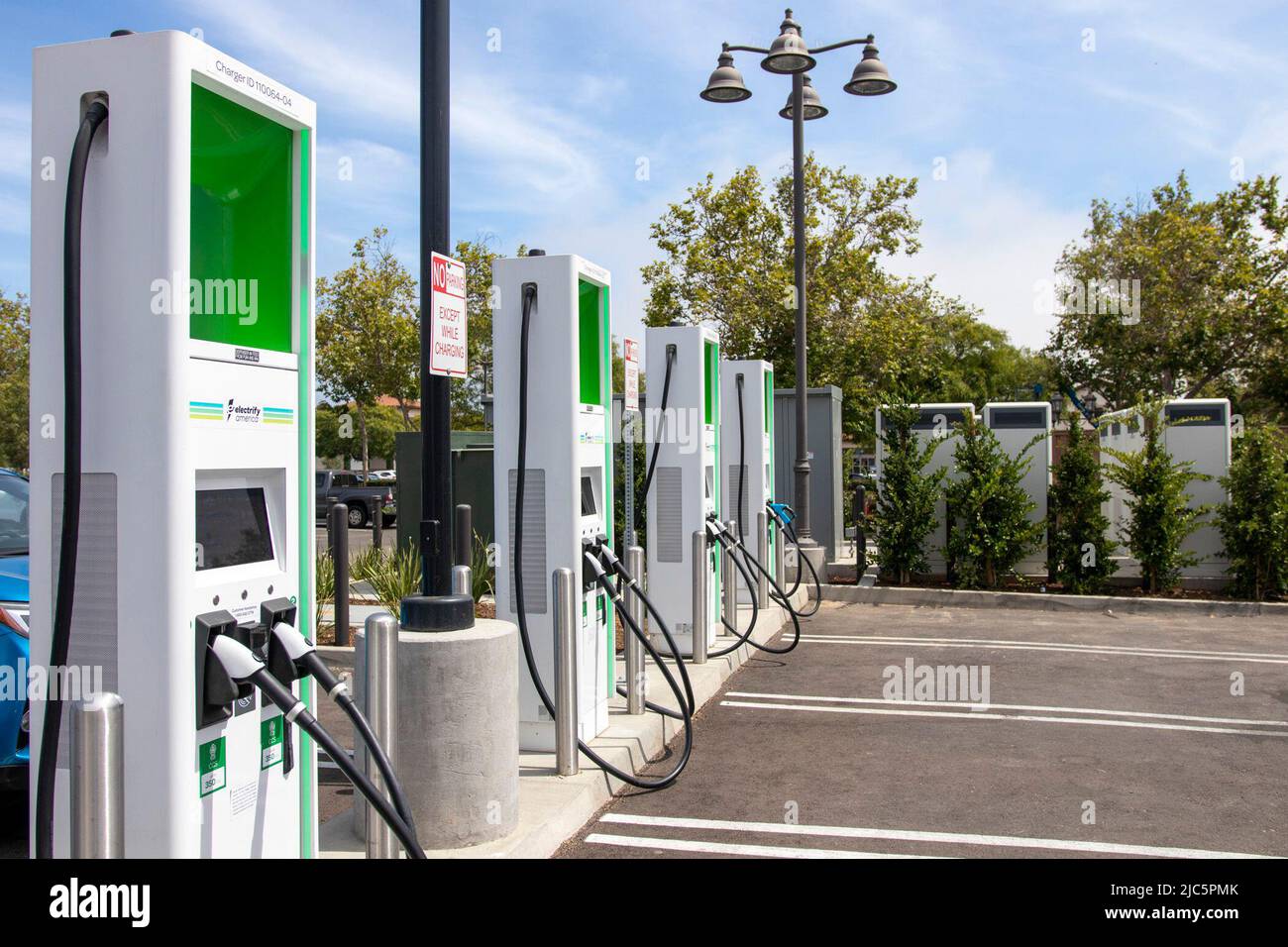 Electrify America Fast Charging Station at the Camino Real Marketplace