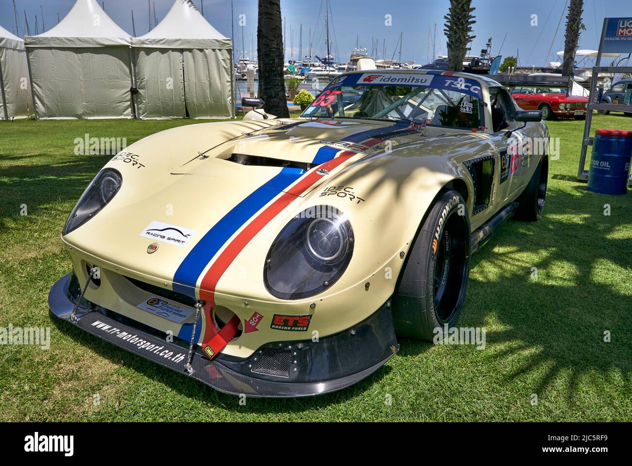 Ford Daytona coupe replica. Shelby Cobra Daytona coupe. USA motorsport. American racing car Stock Photo
