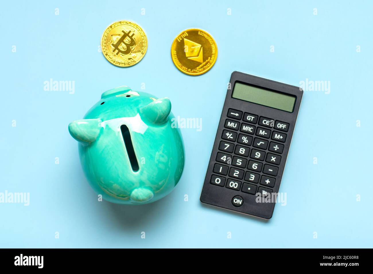 Bitcoin calculator hi-res stock photography and images - Alamy