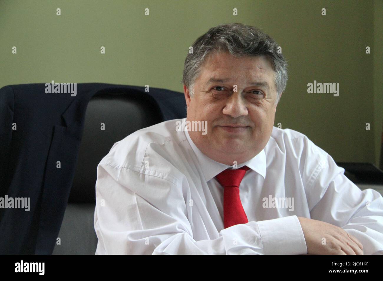 Virgil Stefan Nitulescu, Director of the National Museum of the Romanian Peasant in Bucharest, Romania Stock Photo