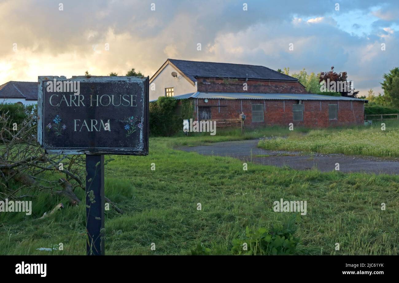 Carr House Farm, Broad Lane, Grappenhall, Warrington, Cheshire, England, UK WA4 3ET Stock Photo