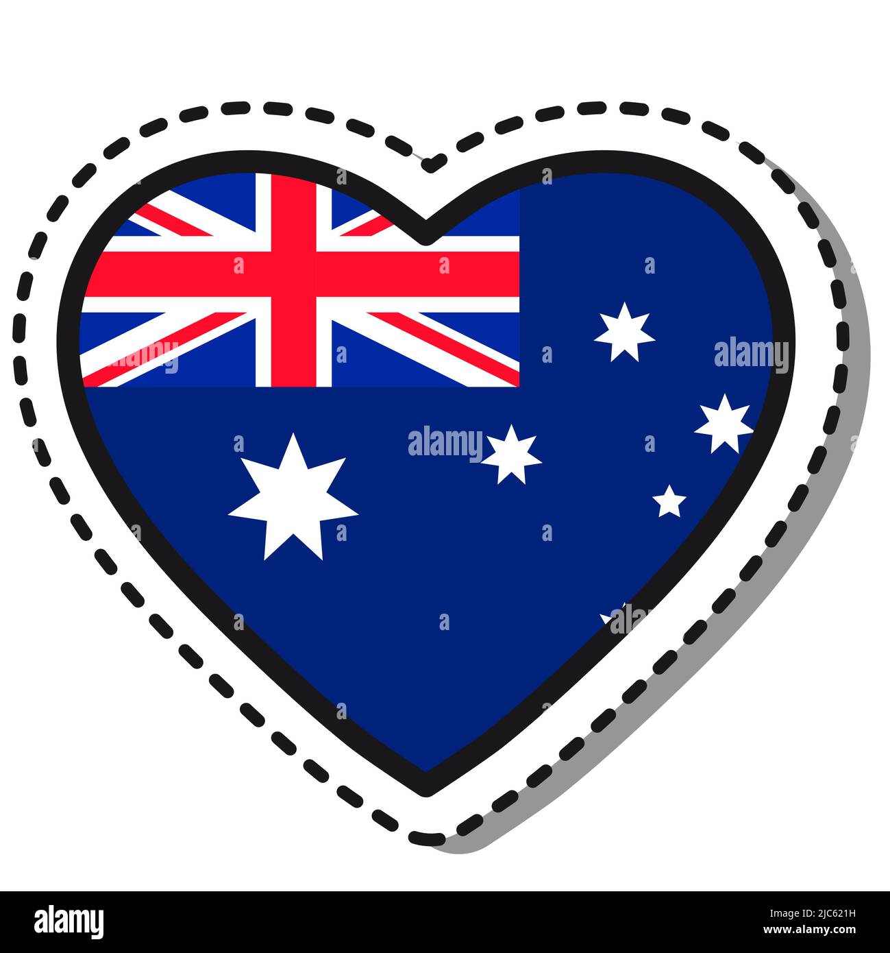 Vintage Stamp Australia Stock Vector Images Alamy