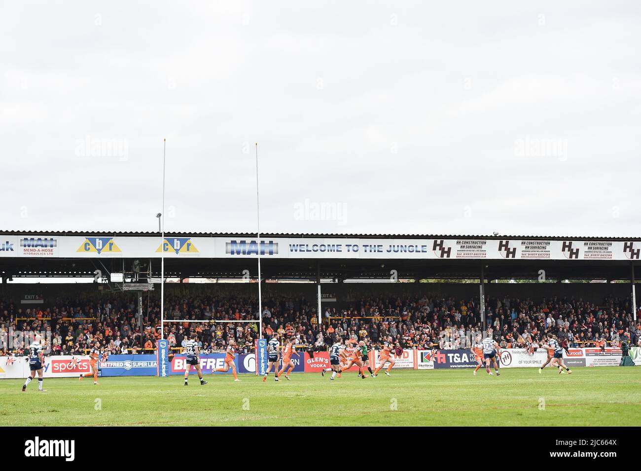 Castleford, England 4 July 2022 General view during the Rugby