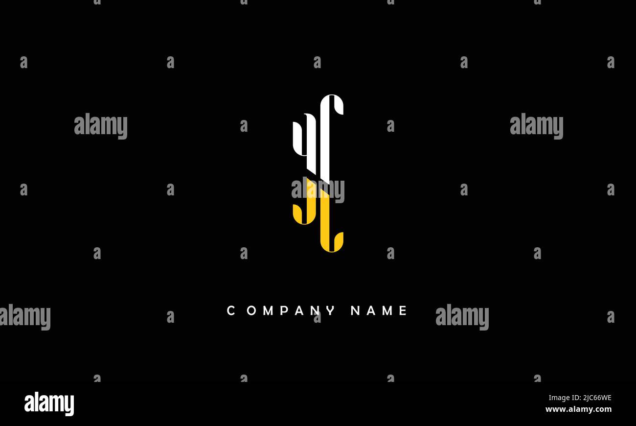 YC, CY Alphabets Letters Logo Monogram Stock Vector