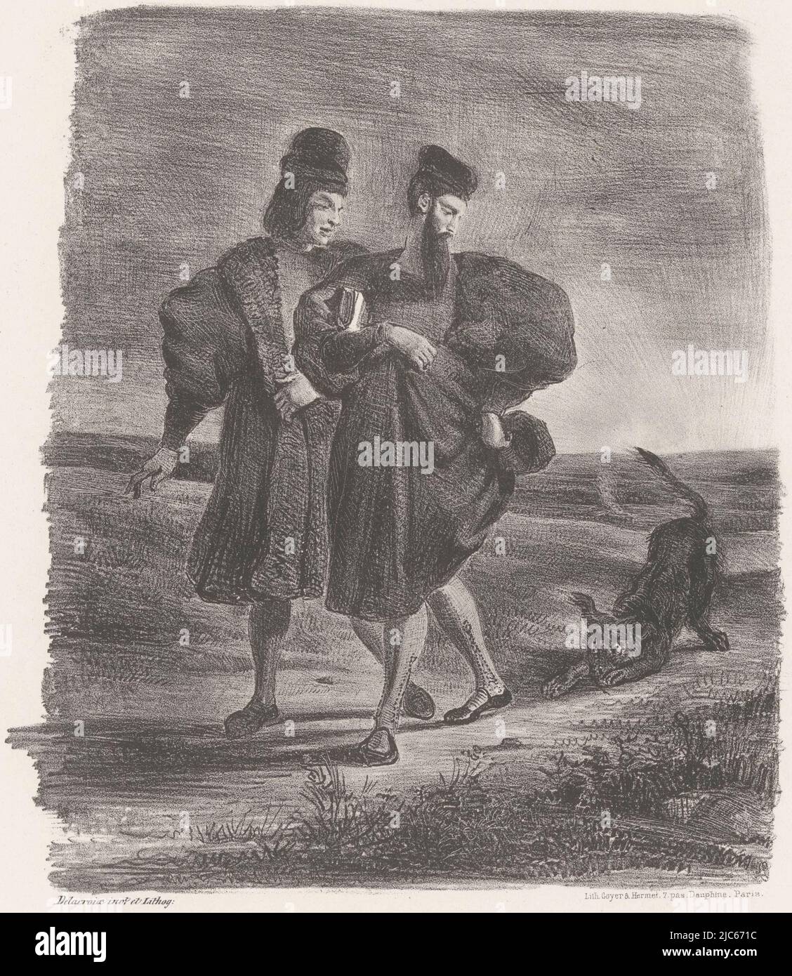 Dog il grogne et nose nous aborder hires stock photography and images