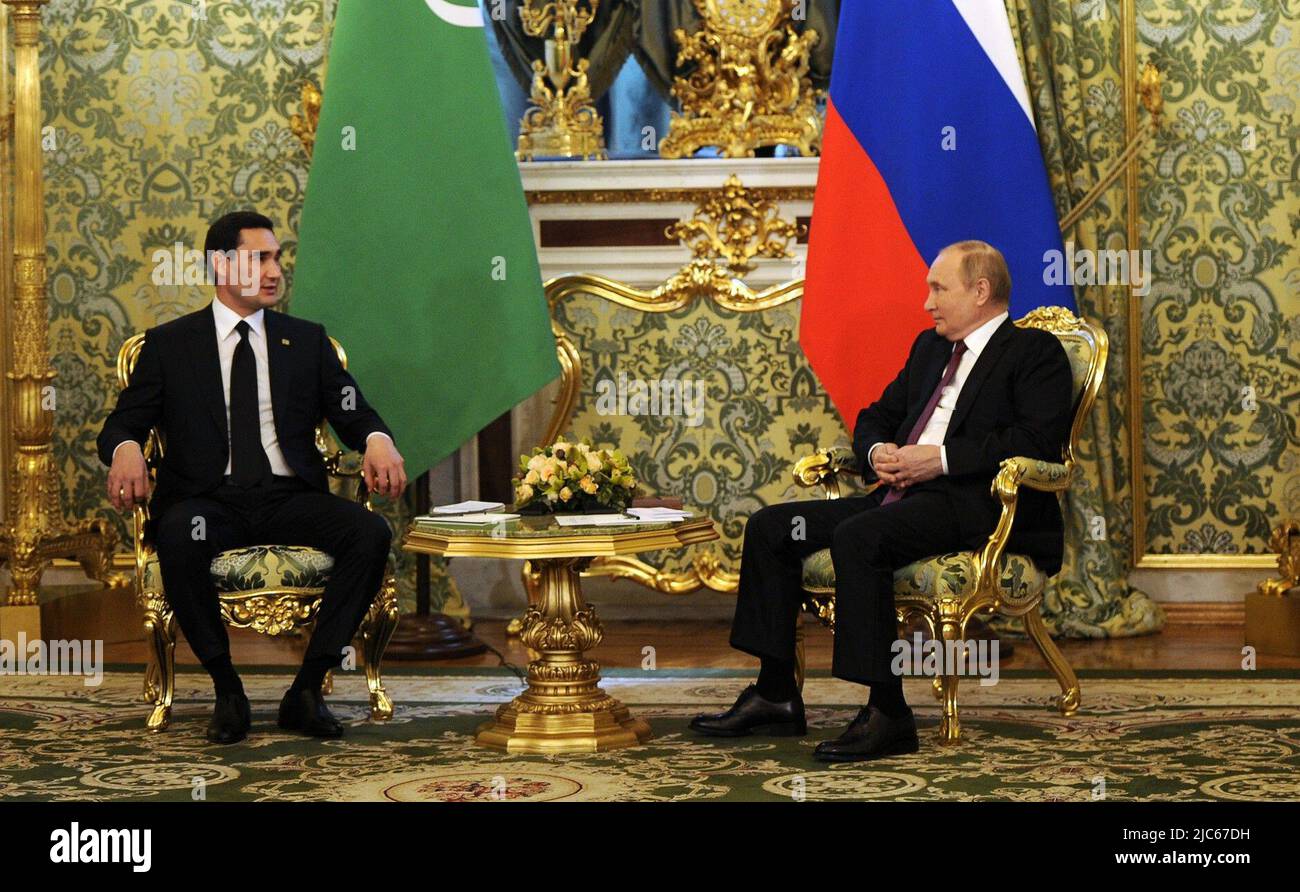 June 10, 2022. - Russia, Moscow. - Russia's President Vladimir Putin