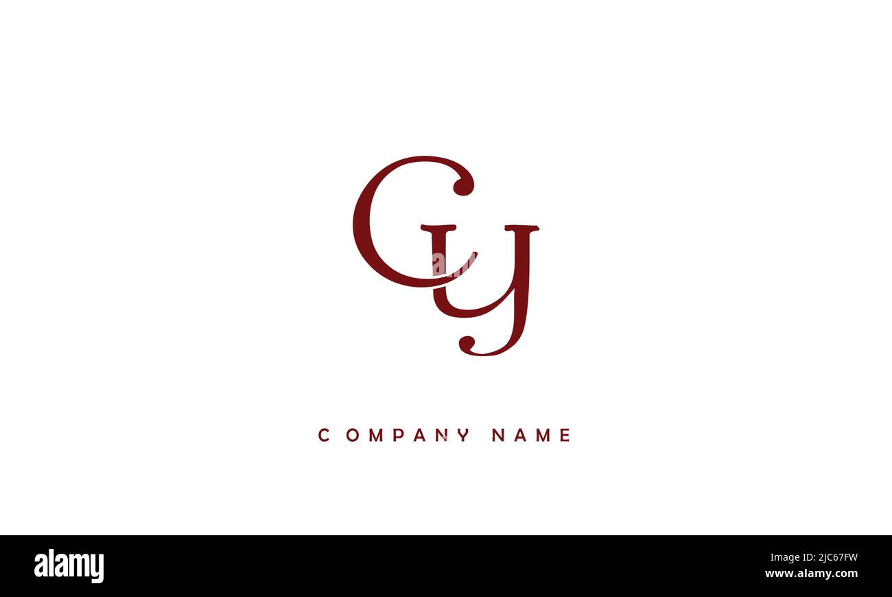 YC, CY Alphabets Letters Logo Monogram Stock Vector