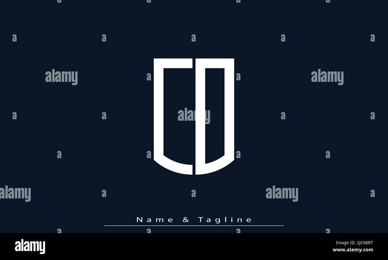 Alphabet letters Initials Monogram logo CD , DC Stock Vector Image ...