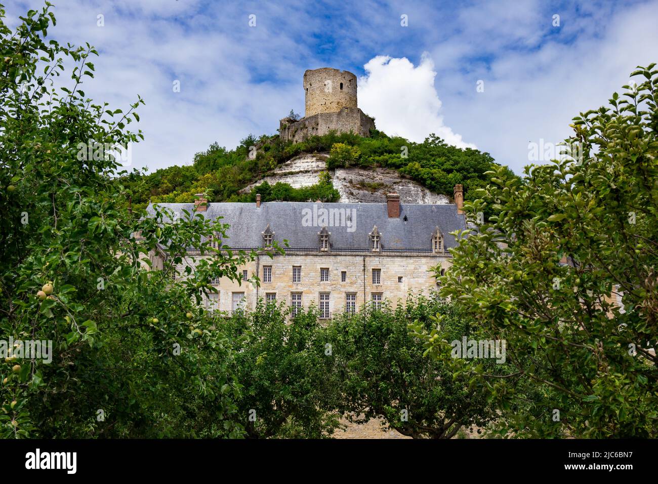 La Roche-Guyon, one of the most beautiful french villages Stock Photo ...