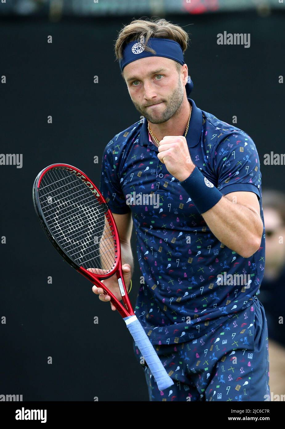 Great Britain’s Liam Broady on day seven of the Rothesay Open 2022 at