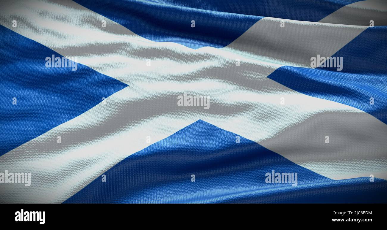Scotland national flag background illustration. Symbol of country Stock ...