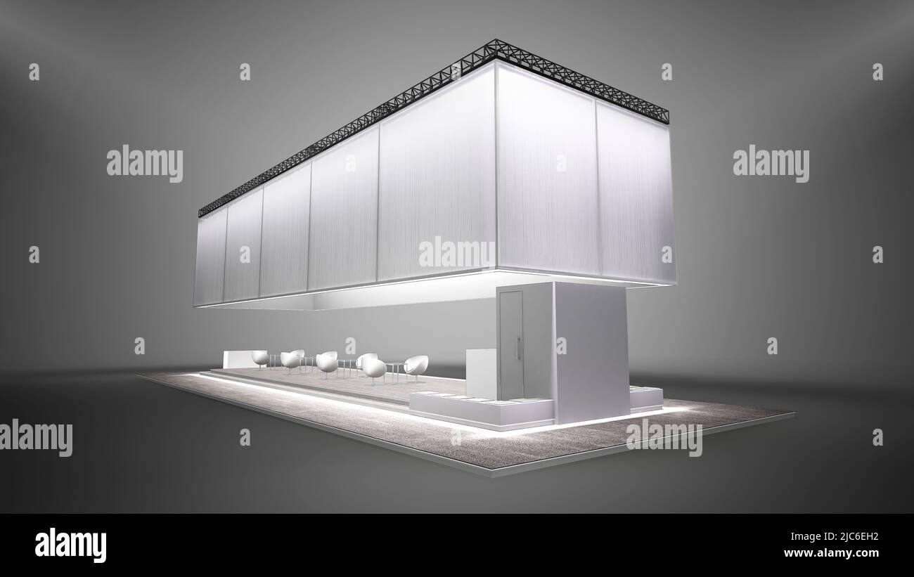 Exhibition Stand Stock Photo