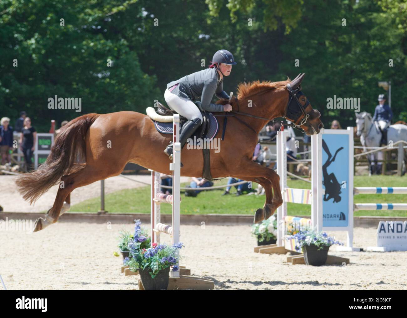 Horses and Riders at the British Show Jumping Senior Season Opener ...