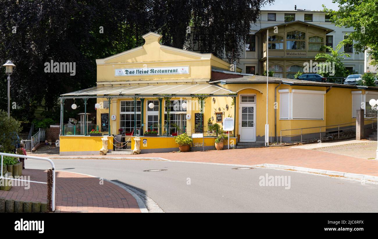 das kleine restaurant, kaiserbad heringsdorf, usedom Stock Photo