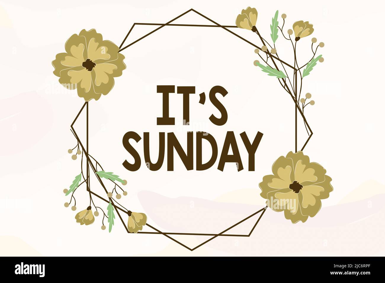 Weekend Rwst Sunday Inspiration showing sign It S Sunday. Business idea Day of rest and ...
