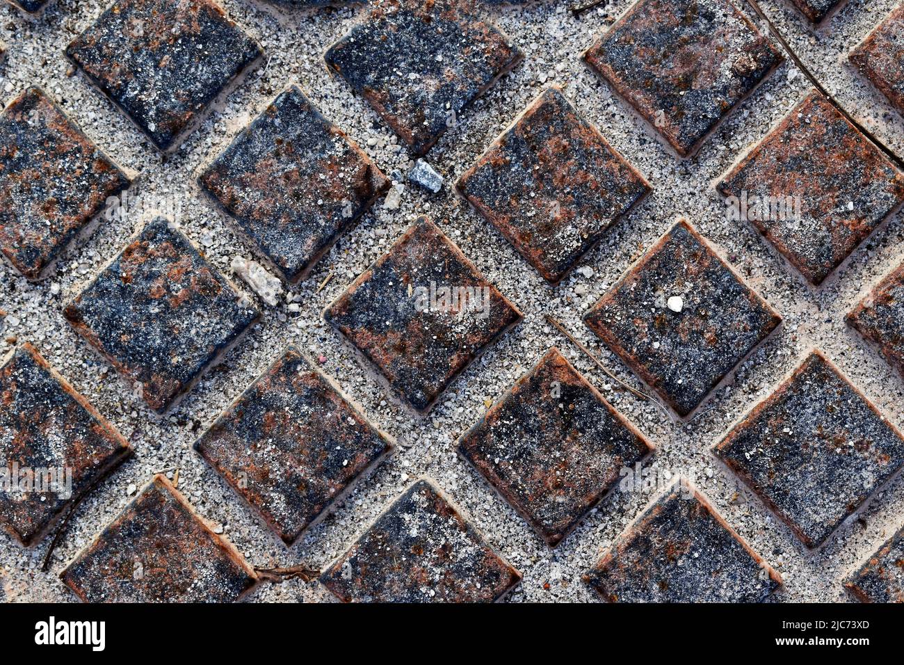 Rusty metallic surface texture background Stock Photo
