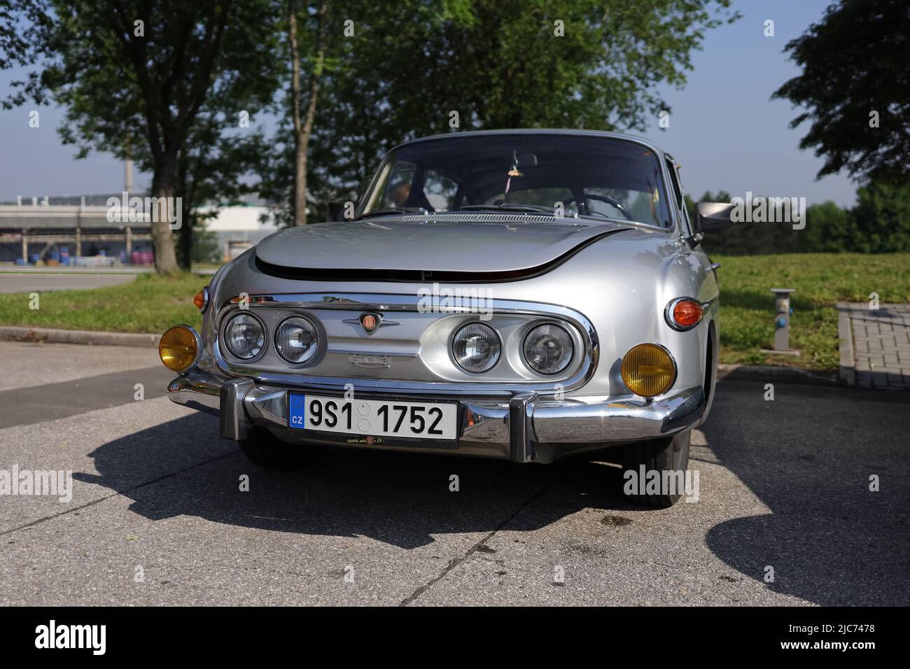 Koprivnice, Czech Republic, Czechia - 5 June, 2022: Tatra 603, old retro, vintage classic car, vehicle, auto and automobile. Beatiful design with chro Stock Photo