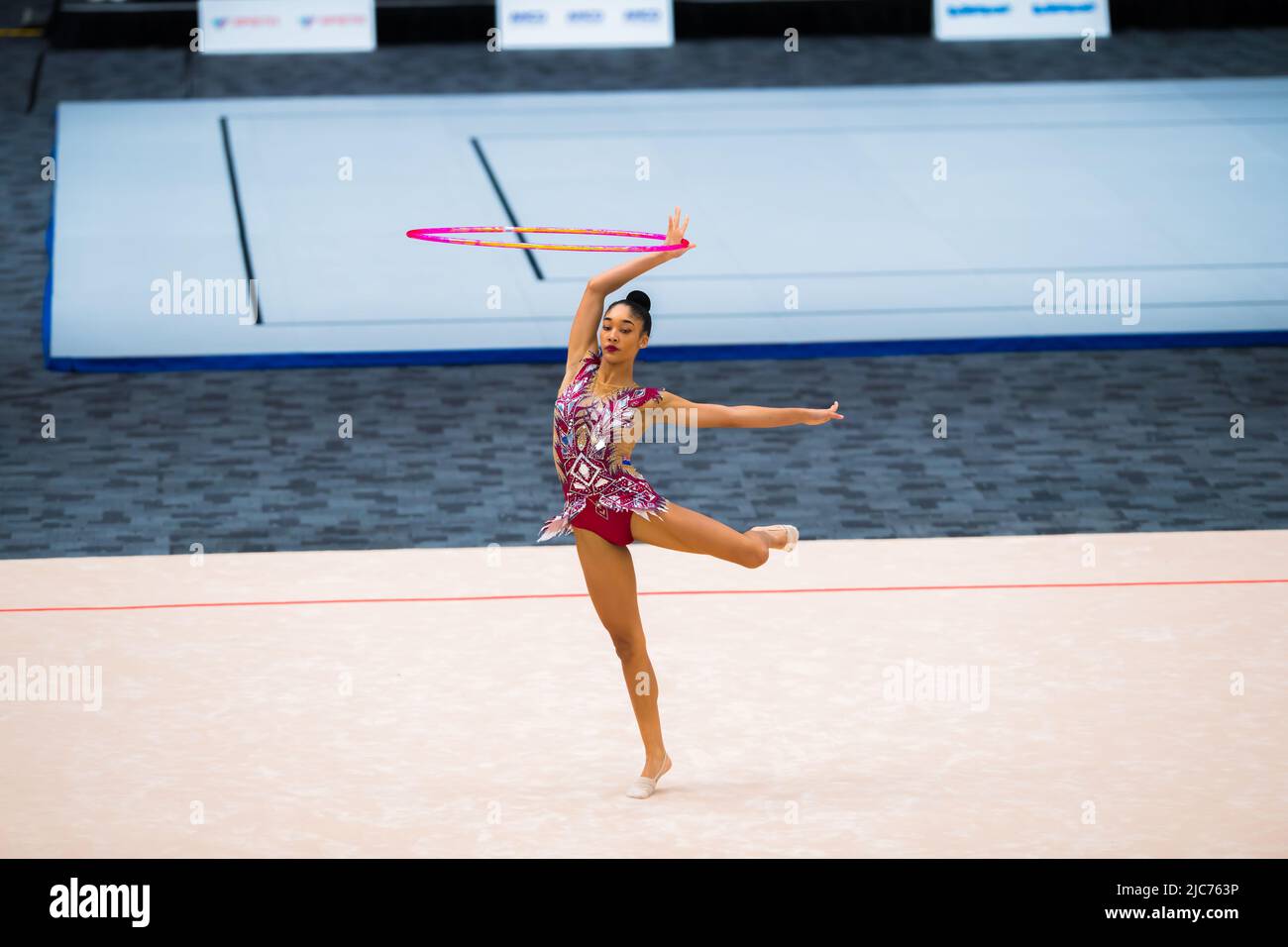 Rhythmic gymnast hoop hi-res stock photography and images - Page 13 - Alamy