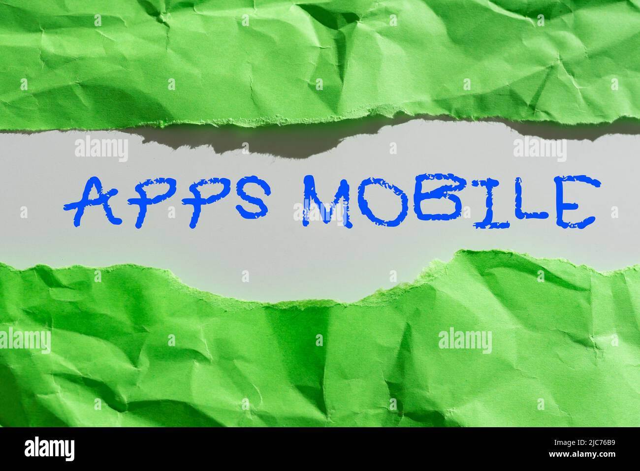 Handwriting text Apps Mobile. Word Written on computer program designed to run on phone hand held device -47620 Stock Photo